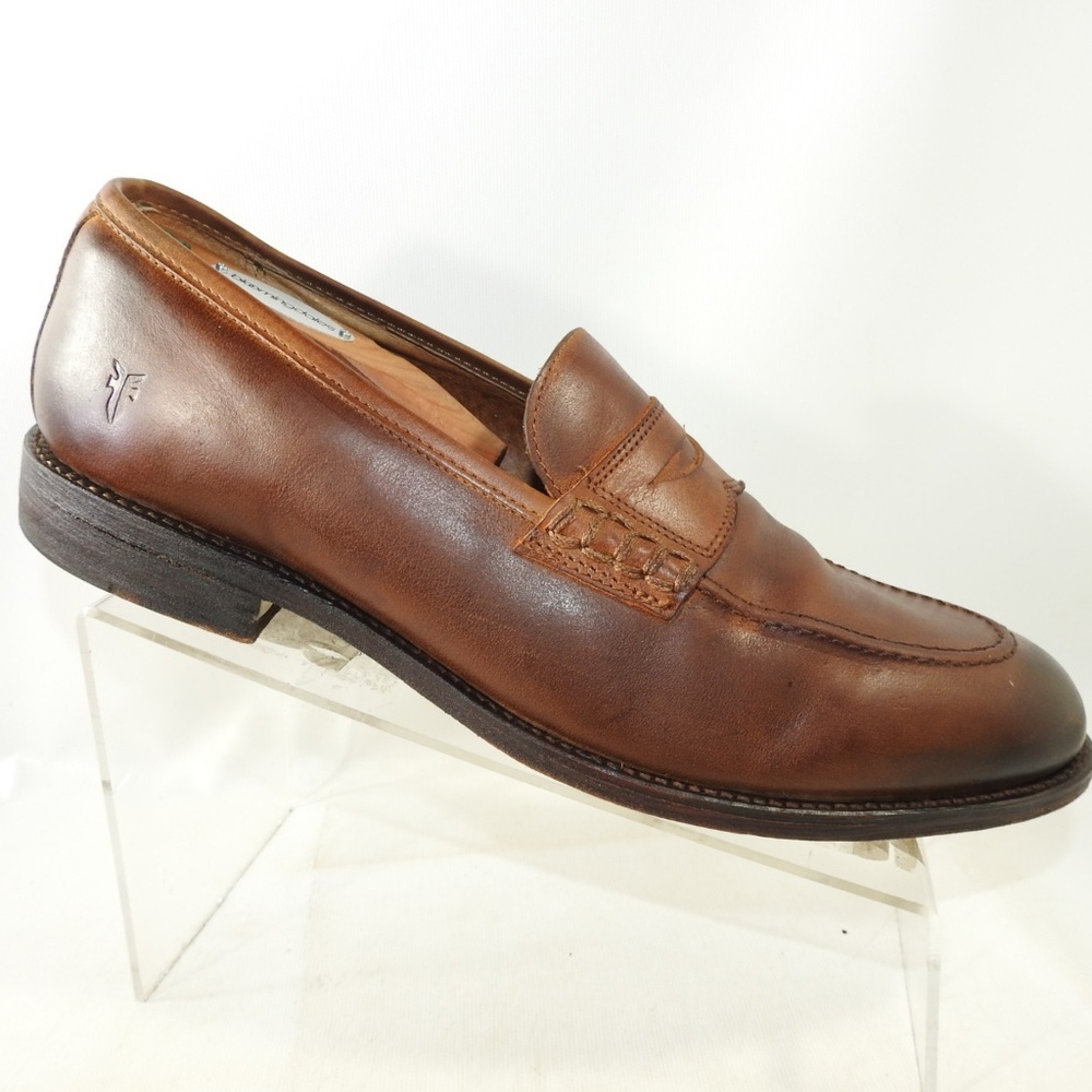 Frye | Shoes | John A Frye Size 5 Tan Penny Loafer Mens  display picture 1